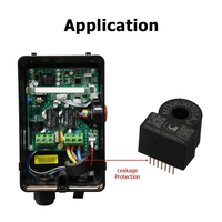 Moniteur de courant résiduel AC/DC de petite taille à 3 canaux, type B, à montage sur circuit imprimé, transformateur de courant RCD, capteur UART Modbus pour chargeur de VE