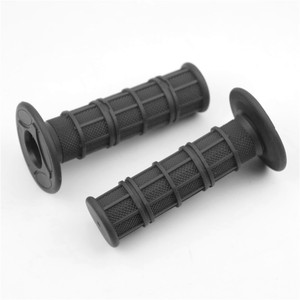 <b>Motorcycle</b> Handlebar <b>Grips</b> Rubber Anti Slip Cylindrical For Replacement Repair Orange - Product Image 3