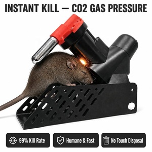 Nuevas trampas para ratas, ratones y cucarachas, atrapa ratas grande con gas CO2, estación <span class=keywords><strong>de</strong></span> trampa para ratas y ratones, para uso comercial en interiores y tuberías <span class=keywords><strong>de</strong></span> drenaje. - Product Image 1