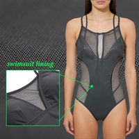 Tissu extensible de haute qualité pour maillots de bain, 85% polyester, 15% élasthanne