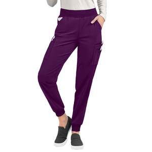 Yuhong venta al por mayor de alta calidad de moda enfermería Scrubs manga corta elástico Srubs médico Scrub uniforme conjunto de enfermera para mujer - Product Image 5