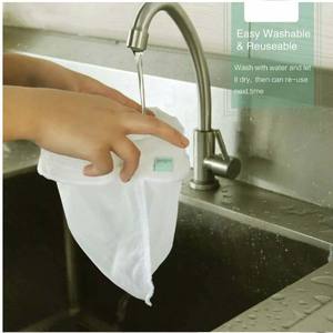 Ventas calientes Nuevo BPA Libre 5PCs Reutilizable Malla fina Nylon Nuez Leche Queso <span class=keywords><strong>Bolsa</strong></span> <span class=keywords><strong>de</strong></span> tela para casero - Product Image 4