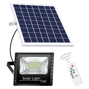 Rts Solar LED COB Flood Light Outdoor Remote 6000K Bright White IP67 Waterproof Garden Ra90 <b>Auto</b> - Product Image 1