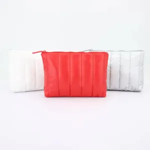 Polyester Waterproof Large Makeup Bag Pouch Portable Organizer Cosmetic Makeup Case Travel Luxury Custom Toiletry Bag