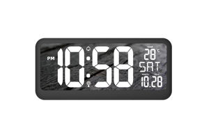 Reloj <span class=keywords><strong>Despertador</strong></span> Grande <span class=keywords><strong>Digital</strong></span> con Pantalla de Temperatura para Gimnasio, Termómetro, Función de Repetición, Calendario, Reloj <span class=keywords><strong>Despertador</strong></span> Inteligente para Escritorio, Mesa o Pared, Disponible en Línea - Product Image 3