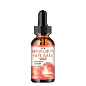 <strong>Magnesium</strong> <strong>Glycinate</strong> Drops Oral Liquid Improve Memory or Sleep 60mL Per Bottle Supplement CGMP - Product Image 5