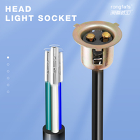 Alimentation directe d'usine CG-125/CD70/MIO support de lampe frontale moto phare avant lampe ampoule prise système d'éclairage