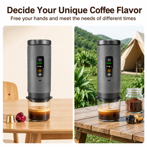 เครื่องชงกาแฟอัจฉริยะแบบพกพา 20 บาร์ สำหรับขายจากโรงงาน เครื่องทำกาแฟเอสเพรสโซ 3 in 1 พร้อมระบบทำความร้อนในตัว เหมาะสำหรับการตั้งแคมป์ เดินป่า และการเดินทาง - Product Image 5