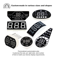 Afficheur LED numérique mural, thermomètre, afficheurs de prix du gaz LED, affichage numérique LED à 5 chiffres, ventilateur pour usage commercial