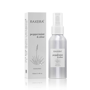 Spray Deodorante per Camera da Letto con Logo Personalizzato, Menta e Aloe <span class=keywords><strong>Vera</strong></span>, Fragranza Naturale per Cuscini e Ambienti - Product Image 1