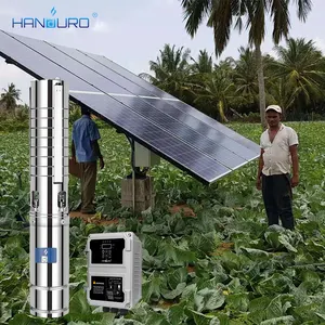 72V 600W 44m 6m 3/h fabrika fiyat taizhou güneş dalgıç su pompası sistemi tarım için