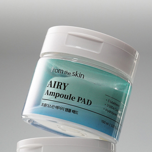 แผ่นมาส์กหน้า FROM THE SKIN AIRY Ampoule Pad ผลิตภัณฑ์บำรุงผิวจากเกาหลี ช่วยเติมความชุ่มชื้น ปรับสภาพผิว ผลัดเซลล์ผิว แผ่นโทนเนอร์สำหรับใช้ทุกวัน เนื้อสัมผัสสองชั้น - Product Image 2