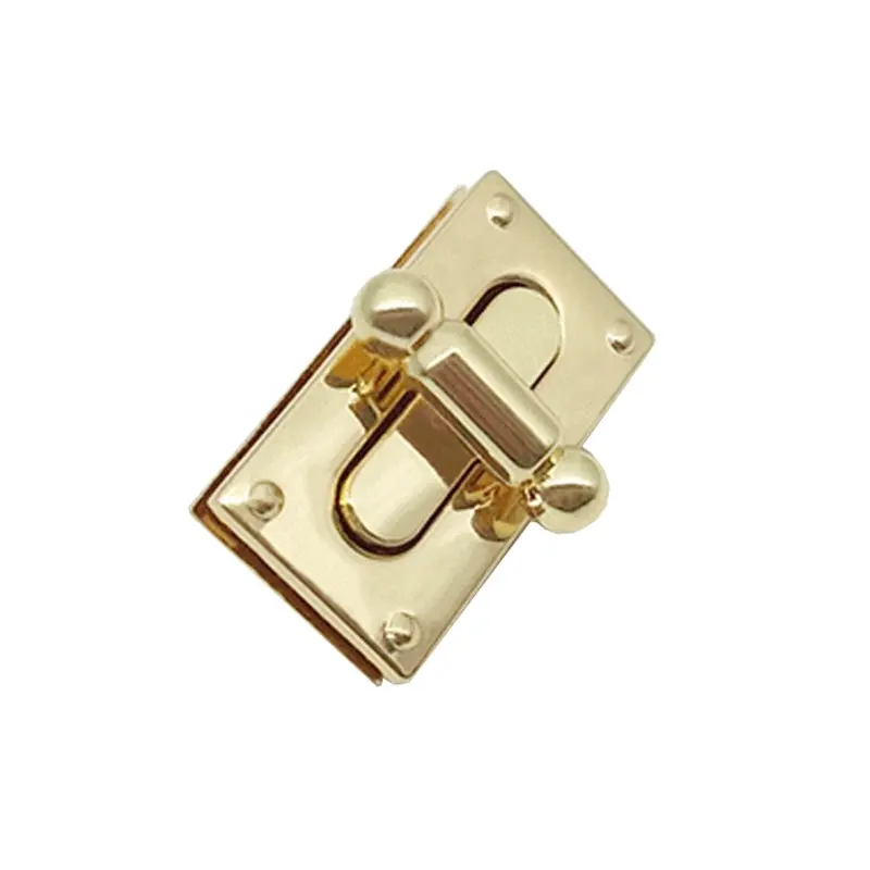 Free Design Lock Metal Hardware Accessories Custom Metal Turn Twist Lock Turn Lock For Handbag