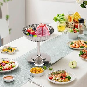 New Arrival Chic Stylish Premium 304 Stainless Steel Eco-Friendly American Style <b>Ice</b> Cream Bowl Standing Cup for <b>Ice</b> Cream Fruit - Product Image 6