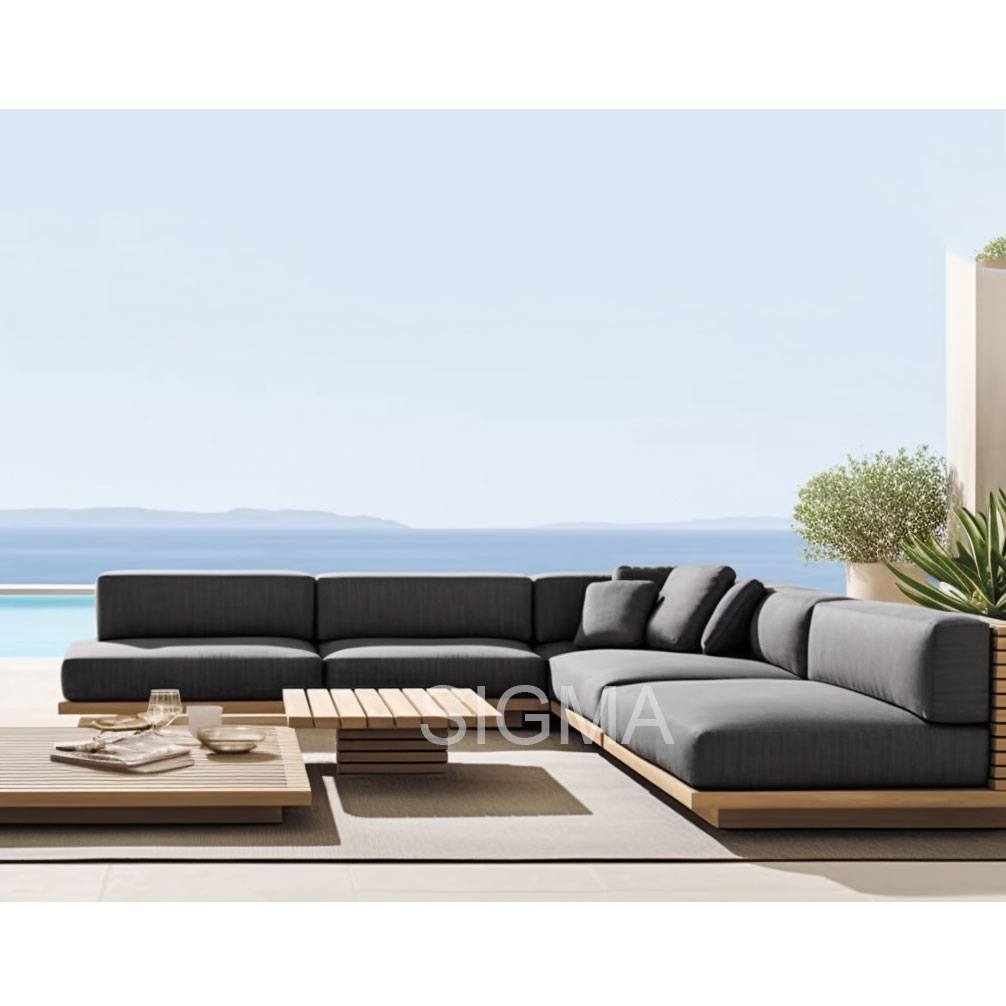 Wholesale China High Quality Modernos Estilo Garden Set Furniture Modern Design Comfort Outdoor Patio Couch 2 Seater Sofa