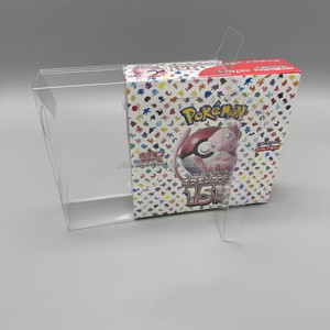 10Pcs Nhựa Tiếng Anh Phiên Bản Pokemon Thẻ Thương Mại Bảo Vệ Tcg Scarlet & Violet 151 Kinh Điển Mở Rộng Tăng Cường Hộp Hiển Thị Trường Hợp - Product Image 1