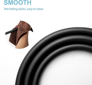 Manguera de Ducha de Silicona Negra Suave al Por Mayor de Fábrica con Extremos de Acero Inoxidable Resistentes a Fugas para Sistemas de Baño en Hogares y Hoteles - Product Image 2