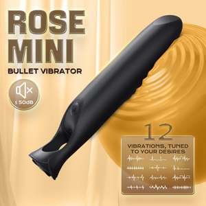 Mini-Vibrator für Frauen mit 10 Vibrationsmodi, 100% Wasserdicht IPX7, Starke Vibration, Klitoris- und G-Punkt-<span class=keywords><strong>Stimulation</strong></span>, Lippenstift-Design - Product Image 2