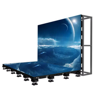 Interior TV Studios Gym Virtual 3D Pantalla LED interactiva P3.91 Pantalla de pie para pista de baile