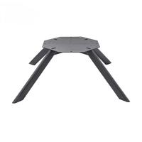 Base de meuble durable en métal Spongde, argentée, pour fauteuil de canapé contemporain, pour extérieur, salon, chambre, bureau à domicile, hôpital, hôtel