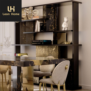 Estante <span class=keywords><strong>de</strong></span> Exhibición <span class=keywords><strong>de</strong></span> Mármol <span class=keywords><strong>de</strong></span> Lujo, Librería Postmoderna <span class=keywords><strong>de</strong></span> Alta Gama, Librería Italiana, Estante <span class=keywords><strong>de</strong></span> Almacenamiento <span class=keywords><strong>de</strong></span> Madera Maciza - Product Image 2