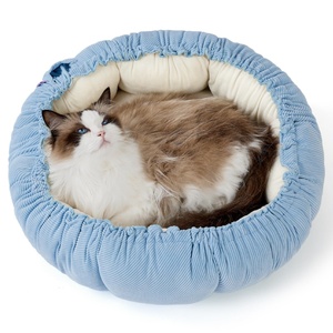 Wasch bare süße Katzen betten Warm Kennel Shrink Leash Pet Mat <span class=keywords><strong>Pod</strong></span> Typ zum Schlafen Katzen haus Haustier Katzen bett/Hund weich Fluffy Pet <span class=keywords><strong>Bed</strong></span> - Product Image 5