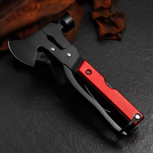 Bán Buôn Đa Khẩn Cấp Survival Công Cụ Phần Cứng Đa Công Cụ Mục Đích Axe Hatchet Hammer Bánh <span class=keywords><strong>Kit</strong></span> Với Dao - Product Image 2