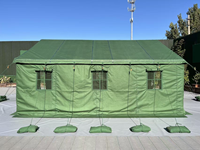 Meilleure tente militaire isolée thermiquement à trois couches, imperméable, pour 20 personnes, fournie par l'usine
