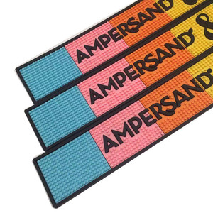 Tapete Antideslizante de Goma para Bar, Personalizable con Logotipo, en Verde, Rojo y Negro, Tapete de PVC Suave para Bar de Cócteles, para España, Yichang, <span class=keywords><strong>Desperados</strong></span> - Product Image 4