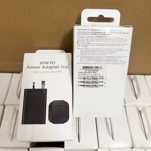 <span class=keywords><strong>Cargador</strong></span> <span class=keywords><strong>de</strong></span> Pared USB-A + USB C <span class=keywords><strong>de</strong></span> 3 Puertos, <span class=keywords><strong>Precio</strong></span> <span class=keywords><strong>de</strong></span> Fábrica, Cubo EP-T6530, Adaptador Móvil PD <span class=keywords><strong>de</strong></span> 65 W, Trio <span class=keywords><strong>de</strong></span> 65 Vatios para <span class=keywords><strong>Cargador</strong></span> <span class=keywords><strong>Samsung</strong></span> Tipo C - Product Image 1
