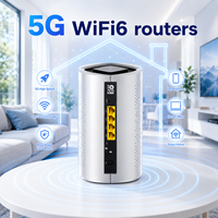 Router Sim 5G con Hotspot, Compatible con ESIM, Router Inalámbrico Wifi 4G/5G de Alta Velocidad, Módem 5G con Ranura para Tarjeta SIM, Router CPE 5G