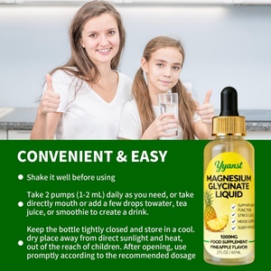 Gouttes de citrate de magnésium OEM/ODM avec bromélaïne pour soutenir la digestion et la santé cardiaque, favoriser l'humeur et la relaxation mentale - Product Image 5