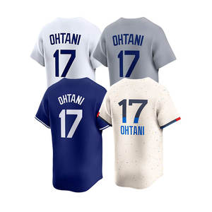Venta al por mayor Jerseys Top Cosido Barato American Baseball Jersey 17 Shohei Ohtani - Product Image 1