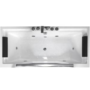 עיסוי אקרילי מודרני חדש זכוכית רב תפקודי ג'קוזי בריכות ג'קוזי אמבטיות ואמבטיה אמבט ספא אמבט בלבואה אור LED כפול - Product Image 5