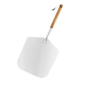 X1z Herramientas de aluminio con mango de madera para pelar, espátula, pala para pizza, cortadores y ruedas, para uso en todas las estaciones, con etiqueta colgante - Product Image 5