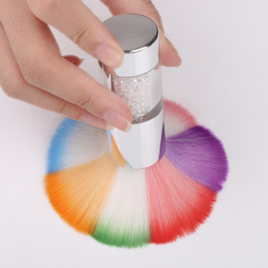 Cepillo de polvo para <span class=keywords><strong>uñas</strong></span>, nuevo producto de belleza limpia, herramienta limpiadora de maquillaje, pincel acrílico de <span class=keywords><strong>uñas</strong></span> arcoíris para arte de <span class=keywords><strong>uñas</strong></span>, <span class=keywords><strong>2021</strong></span> - Product Image 4