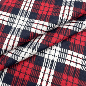 Vente en gros de tissu de flanelle de coton imprimé à carreaux 20*10 40*42 tissu de chemise 150gsm - Product Image 4