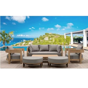 Ensemble de chaises en bois créatives et confortables pour l'extérieur, idéales pour les hôtels, les parcs et les fermes - Product Image 1