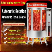 Four à canard rôti rotatif commercial en acier inoxydable, four à poulet pour restaurant, CE OEM disponible