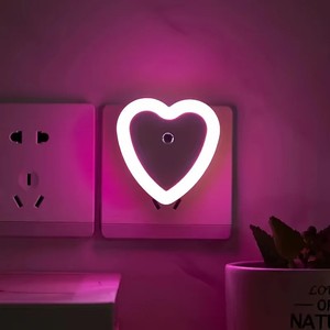 Wireless LED Night <strong>Light</strong> Mini US <strong>Plug</strong> <strong>Light</strong> Control Sensor Children's Room Children's Bedroom Decoration Midnight Tricolor <strong>Light</strong> - Product Image 1
