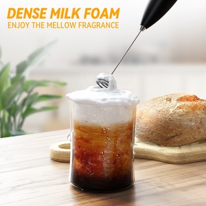 Batteria montalatte elettrico frullino per le uova portatile caffettiera cucina bevanda schiuma frusta Mixer caffè panna frusta schiumosa - Product Image 6