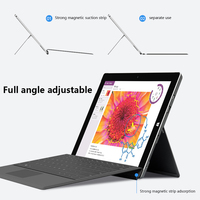 Keyboard Nirkabel Layar Sentuh Magnetik untuk Tablet Microsoft Surface PRO3/4/5/6/7 GO/GO2