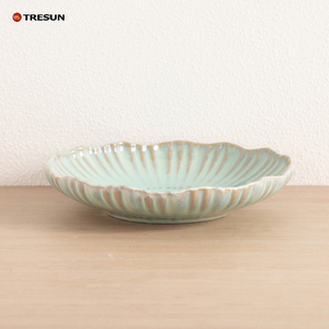 Service de table en porcelaine japonaise rustique TRESUN, fabrication chinoise, style Japandi, glaçure réactive, anti-fuite, compatible lave-vaisselle - Product Image 6