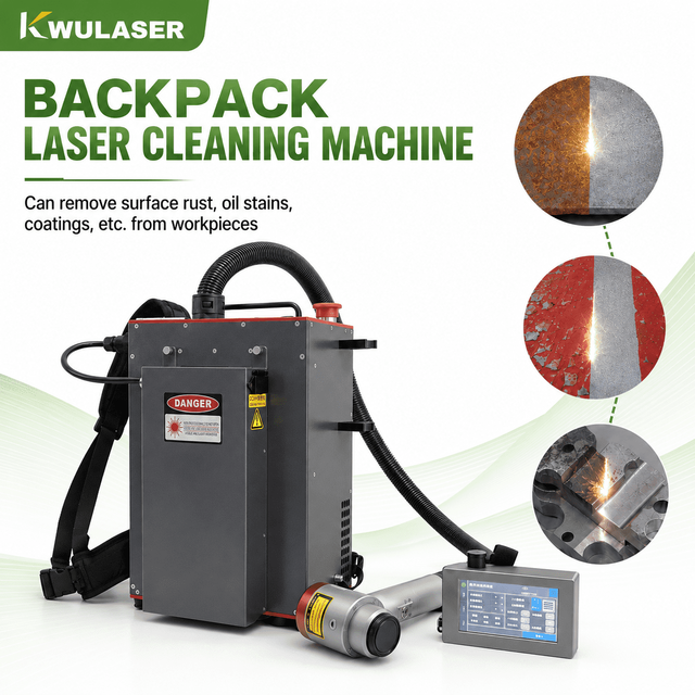 Laser Paint Rust Removal Machine Pulse Laser Cleaning Machine 500W Air Cooled Fiber Laser Cleaner Metal Weld Cleaning