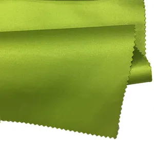 Heavyweight Micro Elasticity Multilayer Satin Smooth Fabric For Trench Coat And Outer Jacket