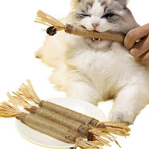 Juguete para Gatos Explosions, Palo de Cuerda de Algodón con Catnip, para Morder, Limpiar y Desgastar los Dientes, Polygonum <span class=keywords><strong>Konga</strong></span> - Product Image 1