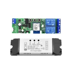 Interruptor Inteligente Tuya, Módulo de Relé WIFI de 2 Canales, Control Inalámbrico RF433, 12V 24V, Compatible con Smart Life, Alexa, <span class=keywords><strong>Asistente</strong></span> de <span class=keywords><strong>Google</strong></span> - Product Image 5