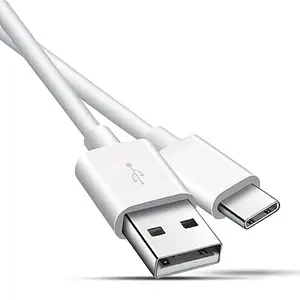 אביזרי טלפון חם המוכר ל-USB מסוג c כבל טעינה מהיר 2 מ 'pvc כבל נתונים לטעינה מהירה עבור טלפון נייד