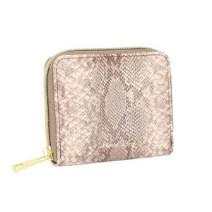 <b>Women's</b> snake pattern personalized wristband <b>wallet</b> dual ID window zipper <b>travel</b> <b>wallet</b> - Product Image 5