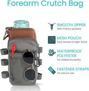 Free sample Hot Sale Quad Cane <b>Walking</b> Cane and Four Leg <b>Walking</b> Stick Poly Bag Foam Hiking <b>Crutches</b> Custom Aluminum Adult Men - Product Image 2